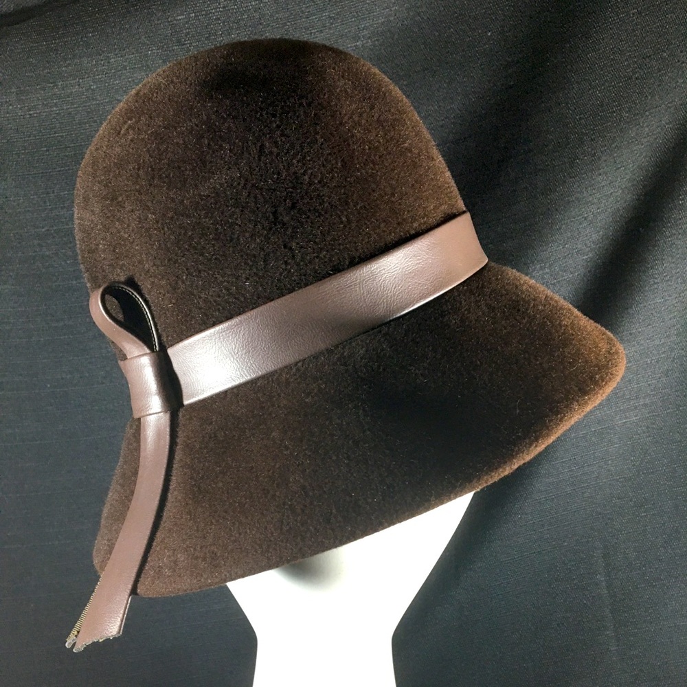 👀 Vintage Brown Sheaton Hat 🧡
